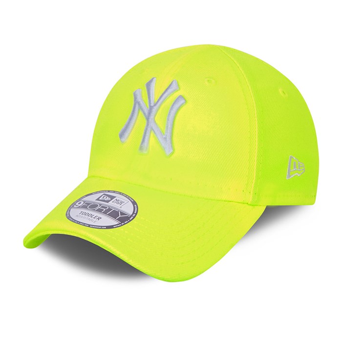 New York Yankees Neon Pack Taapero 9FORTY Lippis Keltainen - New Era Lippikset Finland FI-462857